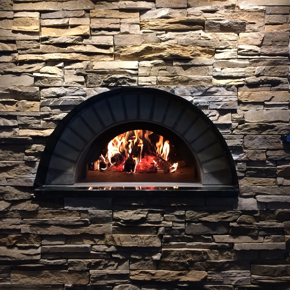 Wood stove Pizza
